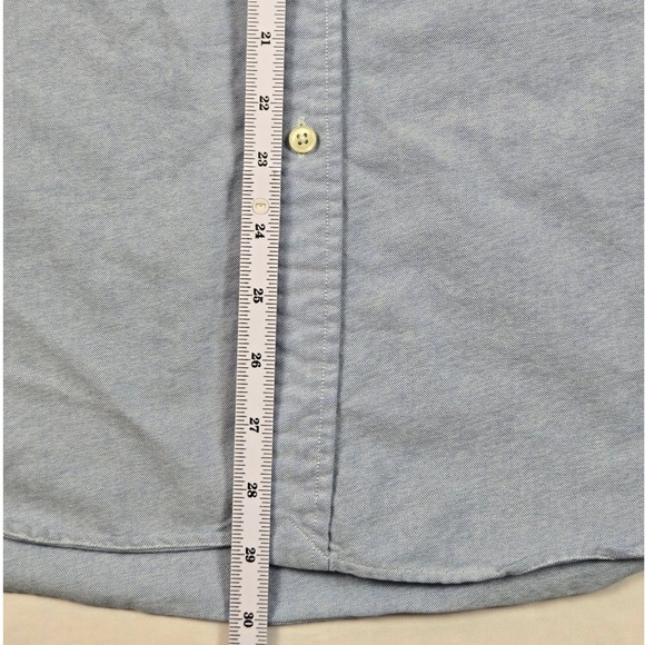 Ralph Lauren Classic Fit Oxford Shirt Men's Large Blue Polo Bear Embroidered - Picture 7 of 15